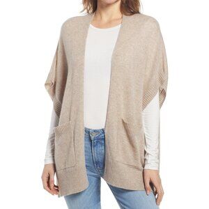 Halogen Easy Throw-On Cashmere Cardigan Sweater O/S